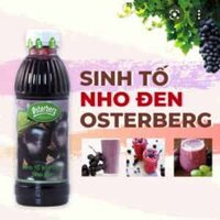 Sinh Tố Osterberg Nho đen Việt Nam Đan Mạch nguyên thùng 12 chai 1000ml