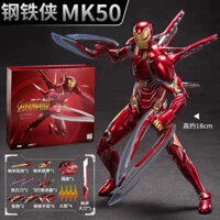 Sino Animation Iron Man 50 Phiên Bản Cao Cấp Dạ Quang Mecha Iron Man Hình Đồ Chơi Bé Trai Quà Tặng Sinh Nhật
