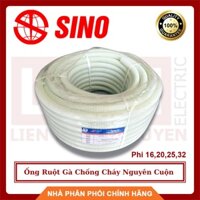 SINO Ống Ruột Gà Chống Cháy Nguyên Cuộn Phi 16,20,25,32 - Hàng Việt Nam, Chất Lượng Cao
