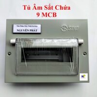 [SINO] Tủ Âm Sắt Chứa 9 MCB