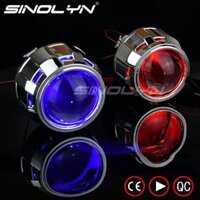 Sinolyn Ống Kính Đèn Pha Điều Chỉnh Devil Eyes Bi-xenon Mini Chiếu H1 Lens 2.5 Cho H4 H7 Đèn Xe Phụ Kiện Trang Bị Thêm Sử Dụng H1 HID Bóng Đèn LED