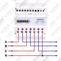 Sinotimer DDS578C Công tơ 3 pha loại cơ, hiển thị số cơ khí, 5-100A 380V, nhỏ gọn, cài tủ điện, rẻ nhất mà lại đẹp tốt