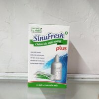 SinuFresh Plus (Muối Rửa Mũi) Hộp 1 bình + 15 gói muối pha