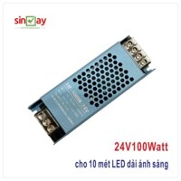 Sinvay Bộ Chuyển Đổi Nguồn Điện 24v4.2a 100watt ac Sang dc Cho Dây Đèn led Dài 10M