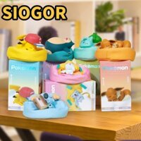 Siogor Nhân Vật Hành Động, Đầy Sao Dream Series Pikachu Trang Trí, Kawaii Eevee Bulbasaur Komala Búp Bê Ngủ Trẻ Em