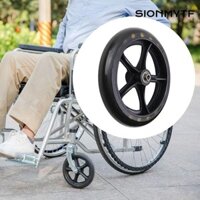 Sionmytf Xe đẩy mua sắm Bánh xe, Bánh xe lăn chống trượt 8 inch, Thay thế bền bỉ Phụ kiện xe lăn lốp rắn chống mài mòn