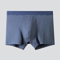 Sịp Đùi- Quần Lót Nam Boxer Sọc Ngang Cotton Siêu Mềm Form To Thoáng Khí K458 - Xanh dương,XL