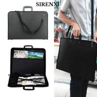 Sirenxi 1 Chiếc A3 Vẽ Bảng Túi, Tay Cầm Trên Chống Thời Tiết A3 Túi Thư Mục, Dây Kéo Dung Tích Lớn Đóng Cửa Với Dây Đeo Vai Nghệ Thuật Danh Mục Đầu Tư