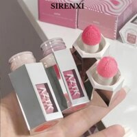 Sirenxi Aztk Blush Lotion, Dưỡng ẩm Beauty Jello Color Aztk Liquid Blush, với đầu bọt biển Phấn mắt dạng lỏng lâu trôi dành cho nữ Làm đẹp