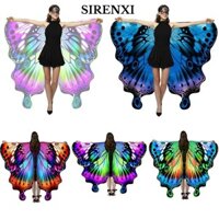 Sirenxi Faire Cánh Bướm, Đạo Cụ Quà Tặng Cosplay Bướm Khăn Choàng Mũi, Phụ Kiện Tiệc Lễ Hội Đảng Ủng Hộ Cánh Cổ Tích Áo Choàng Người Lớn