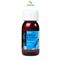 Siro Aerius 60ml Organon giảm viêm mũi dị ứng, hắt hơi, sổ mũi, ngứa mũi, sung huyết