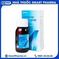 Siro Aerius MSD giảm nhanh các triệu chứng viêm mũi dị ứng, mày đay (60ml)