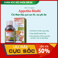 Siro ăn ngon Appetito Bimbi kích thích trẻ ăn khỏe, ăn ngon miệng (Chai 200ml)