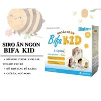Siro ăn ngon BIFA KID Giúp ăn ,ngủ ngon .Tăng cường Sức Đề Kháng .Giúp bổ sung Lysine,Amylase