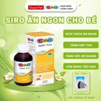 Siro Ăn Ngon Cho Bé Pediakid Appetit Tonus - Kích Thích Trẻ Thèm Ăn Tự Nhiên, Giảm Mệt Mỏi (125ml)