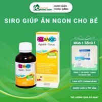 Siro Ăn Ngon Cho Bé Pediakid Appetit Tonus Kích Thích Trẻ Thèm Ăn Tự Nhiên, Giảm Mệt Mỏi 125ml