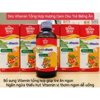 Siro Ăn Ngon Cho Trẻ Biếng Ăn - Bổ Sung Vitamin Tổng Hợp Cho Bé Tăng Cân Seven Seas Multivitamin Thái Lan Chính Hãng