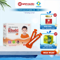 Siro ăn ngon Ích Nhi Plus hộp 20 ống 10ml giúp nâng cao sức đề kháng, tăng chuyển hóa hấp thu dưỡng chất, trẻ ăn ngon
