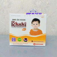 Siro ăn ngon Ích Nhi Plus hộp 20 ống 10ml giúp nâng cao sức đề kháng, tăng chuyển hóa hấp thu dưỡng chất, trẻ ăn ngon