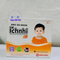 Siro ăn ngon Ích Nhi Plus hộp 20 ống 10ml giúp nâng cao sức đề kháng,hấp thu dưỡng chất