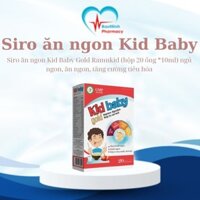 Siro ăn ngon Kid Baby Gold Ramukid (hộp 20 ống *10ml) ngủ ngon