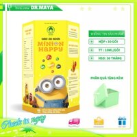 Siro Ăn Ngon Minion Happy 5in1 giúp bé ăn ngon, tăng cân hiệu quả 30 gói