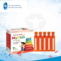 Siro ăn ngon Mykids bổ sung Lysine và vitamin PP, vitamin B6 giúp tăng sức đề kháng, giúp ăn ngon
