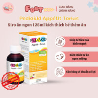 Siro ăn ngon Pediakid Appétit Tonus 125ml Kích thích Ăn Ngon Miệng, Tăng Cường Đề kháng
