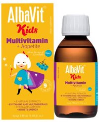 Siro ăn ngon và tăng cường đề kháng 150ml Albavit Kids Mutivitamin