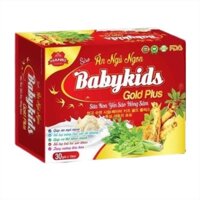 Siro Ăn Ngủ Ngon Babykids Gold Plus Sữa Non Yến Sào Hồng Sâm Giúp Ăn Ngủ Ngon Hỗ Trợ Bồi Bổ Sức Khỏe Tăng Cường Sức Đề Kháng - 30 gói - Nhất Tâm Pharma