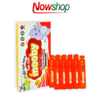 Siro Ăn Ngủ Ngon Tăng Cường Tiêu Hóa Bồi Bổ Sức Khỏe Nâng Cao Sức Đề Kháng Cho Trẻ Em Yến Sào Mooby Vạn Tam. Hộp 4 vỉ x 5 ống 10ml