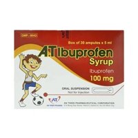 Siro A.T Ibuprofen 100mg giảm đau, kháng viêm, hạ sốt