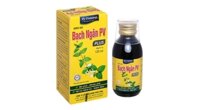 Siro Bạch Ngân PV Plus hỗ trợ giảm ho, đau rát họng chai 125ml
