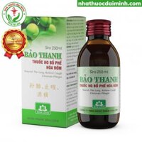 Siro Bảo Thanh trị ho, bổ phế chai 125ml