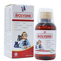 Siro Biolysine, bổ sung lysin, taurine, các vitamin và khoáng chất