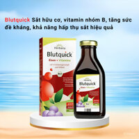 Siro Blutquick sắt hữu cơ, vitamin nhóm B tăng sức đề kháng