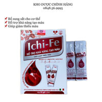 SIRO BỔ MÁU Ichi-Fe hộp 20gói - Bổ sung sắt, hỗ trợ tăng khả năng tạo máu, giúp giảm thiếu máu