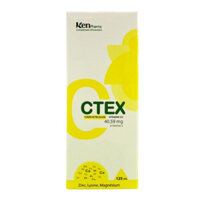 Siro bổ sung Canxi và Vitamin D3 KenPharma CTEX (Chai 125ml)