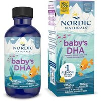 Siro Bổ Sung DHA Cho Trẻ Sơ Sinh Nordic Naturals Baby’s DHA With Vitamin D3 1050mg 60ml