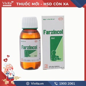 Siro bổ sung kẽm Farzincol 90ml