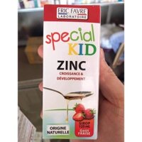 siro bổ sung kẽm zinc cho trẻ em specialkid Pháp