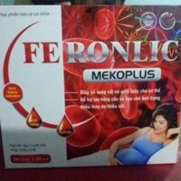 Siro bổ sung sắt dạng ống Feronlic ( hộp 20 ống)