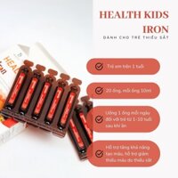 Siro bổ sung sắt HEALTH KIDS IRON hỗ trợ khả năng tạo máu, hỗ trợ giảm thiếu máu do thiếu sắt.CHỐNG TÁO BÓN Ở TRẺ EM.