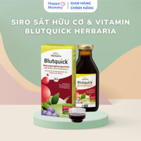 Siro Bổ Sung Sắt Hữu Cơ & Vitamin Blutquick Herbaria Đức, 250ML