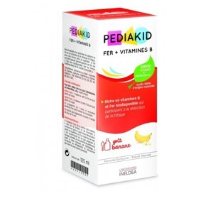 Siro bổ sung sắt Pediakid Fer + Vitamines B 125ml