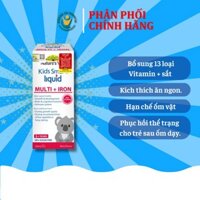 Siro Bổ Sung Sắt Và Multi Vitamin Nature's Way Liquid Multi + Iron Hỗ Trợ Tăng Đề Kháng Cho Bé Dược Khánh An D52