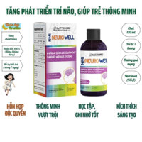 Siro bổ sung vi chất phát triển trí não (tối ưu trí thông minh giai đoàn vàng) NEUROWELL xuất xứ USA  120ml (>= 7th)