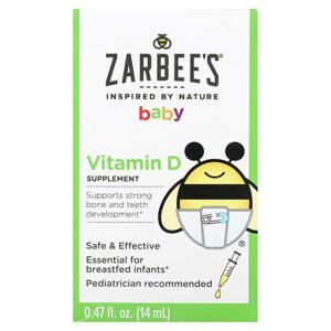 Siro bổ sung Vitamin D Zarbee Naturals Baby cho trẻ từ 0 tháng tuổi trở đi