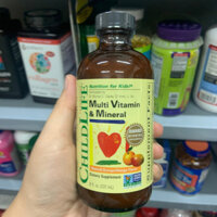 Siro bổ sung vitamin và khoáng chất date 2024 ChildLife Multi-Vitamin and Mineral - EDS Mart