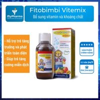 [Siro bổ sung vitamin] Fitobimbi Vitemix - bổ sung Vitamin và khoáng chất thiết yếu